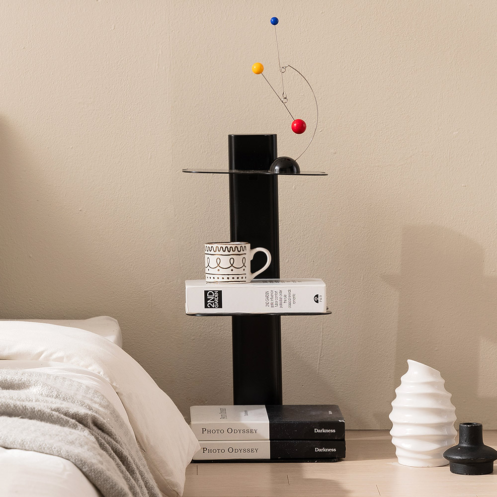 어반 북타워 스탠딩 선반 높이 500mm, 3단, 심플리 화이트