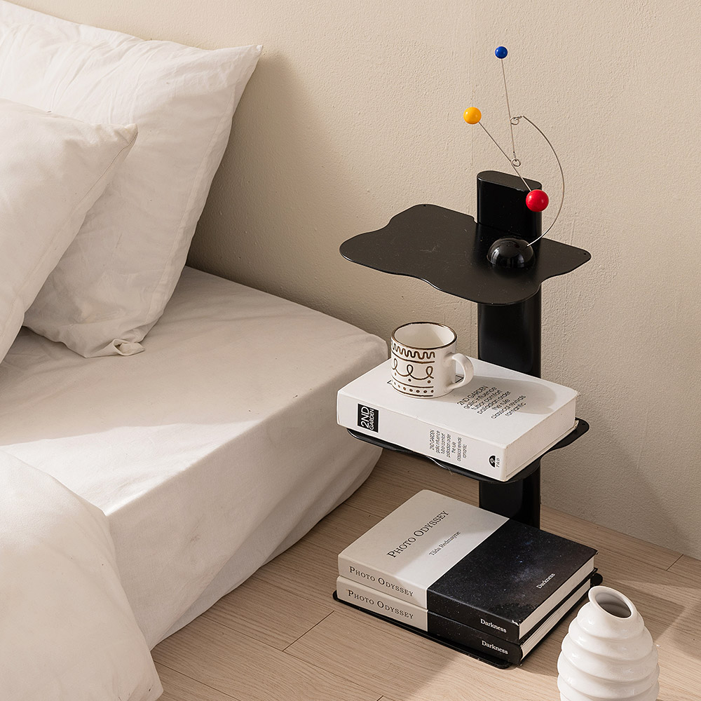 어반 북타워 스탠딩 선반 높이 500mm, 3단, 심플리 화이트