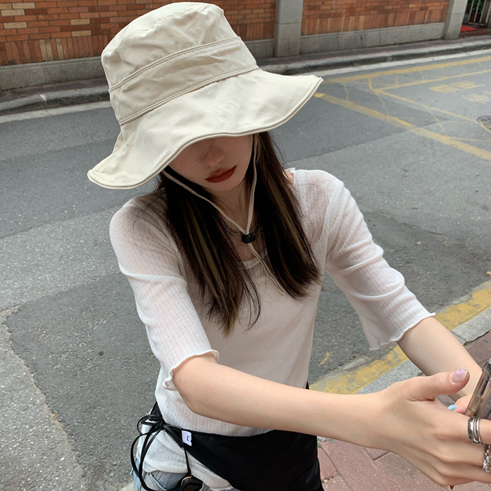 등산모자 여성 남자 햇빛가리개모자 여름 나일론 방수 대두 부니햇 - 상세 이미지 2