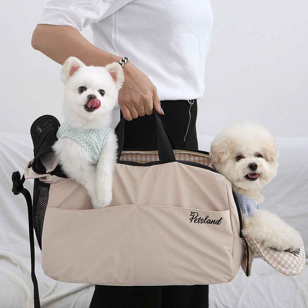 강아지 슬링백 이동가방 애견 반려견 소형견 스너그 M 이미지 4