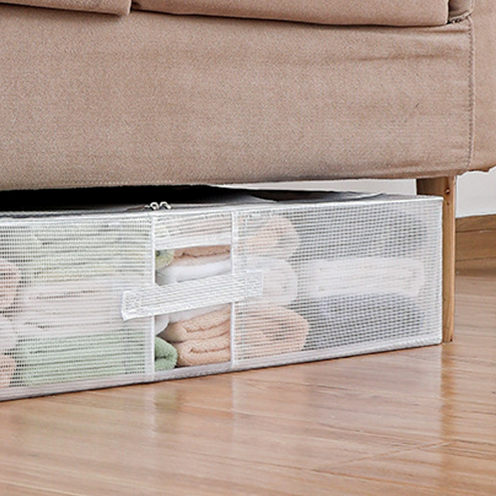 [단독] 침대밑수납 언더베드리빙박스 패브릭수납함 이불보관함 보관팩 이불정리함 30L