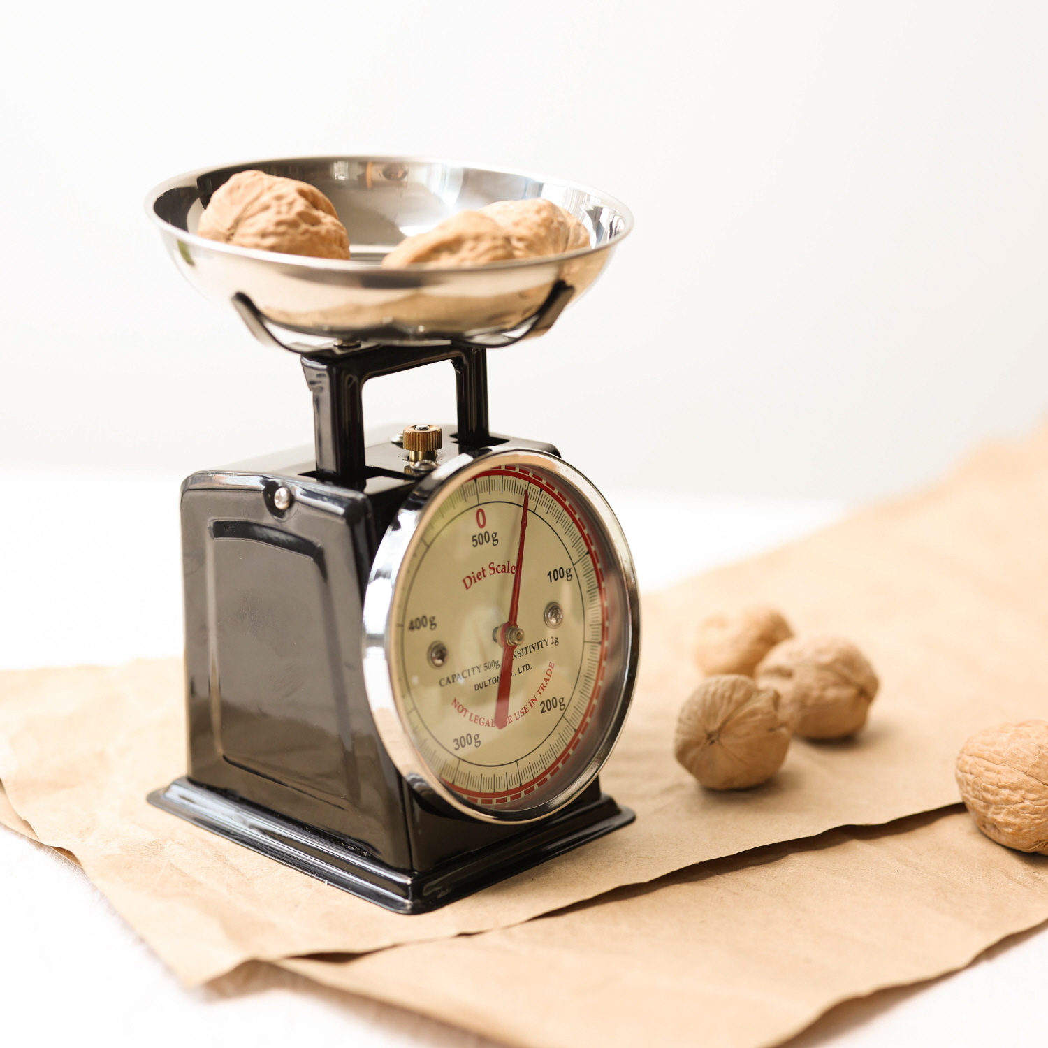 덜튼 다이어트 0.5kg 레트로 주방 베이커리 저울 블랙 이미지 8