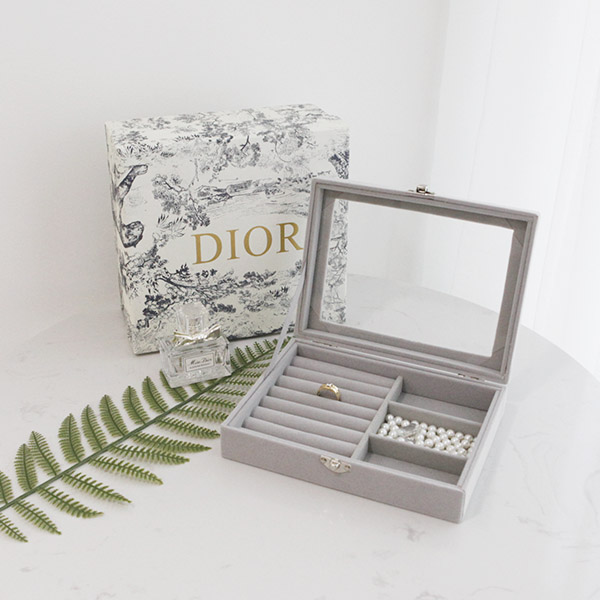 로에드 벨벳 화장대 서랍 악세사리 보관함 주얼리 보석함 반지 귀걸이 정리함