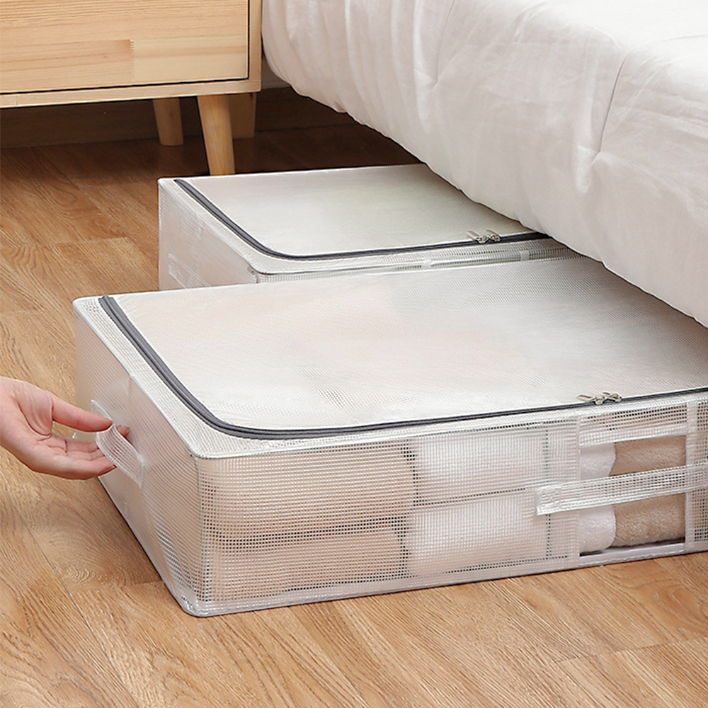 [단독] 침대밑수납 언더베드리빙박스 패브릭수납함 이불보관함 보관팩 이불정리함 30L