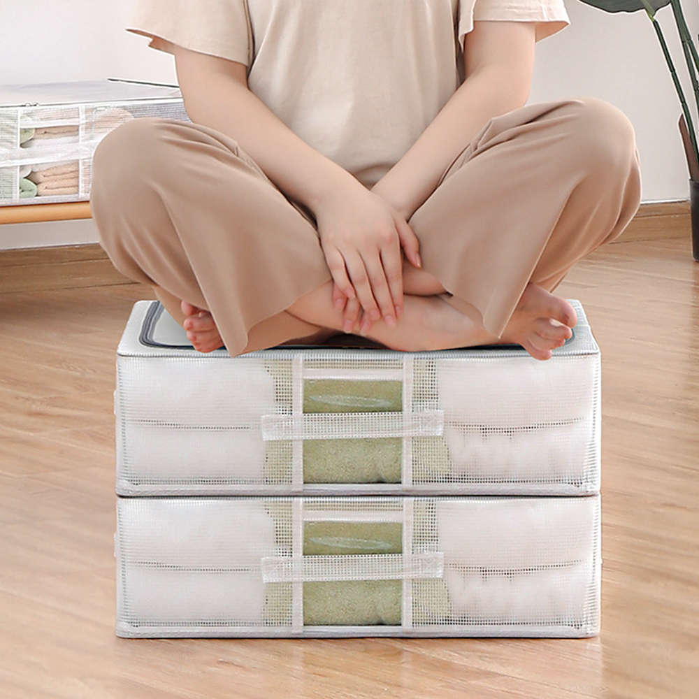 [단독] 침대밑수납 언더베드리빙박스 패브릭수납함 이불보관함 보관팩 이불정리함 30L