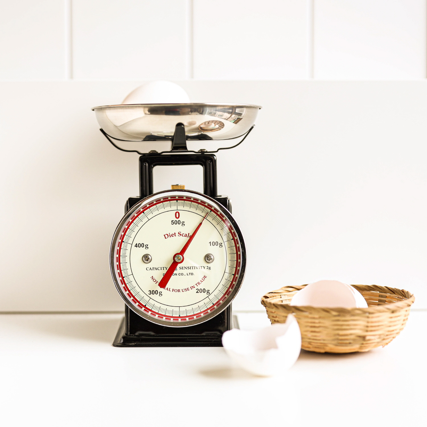 덜튼 다이어트 0.5kg 레트로 주방 베이커리 저울 블랙 - 상세 이미지 5