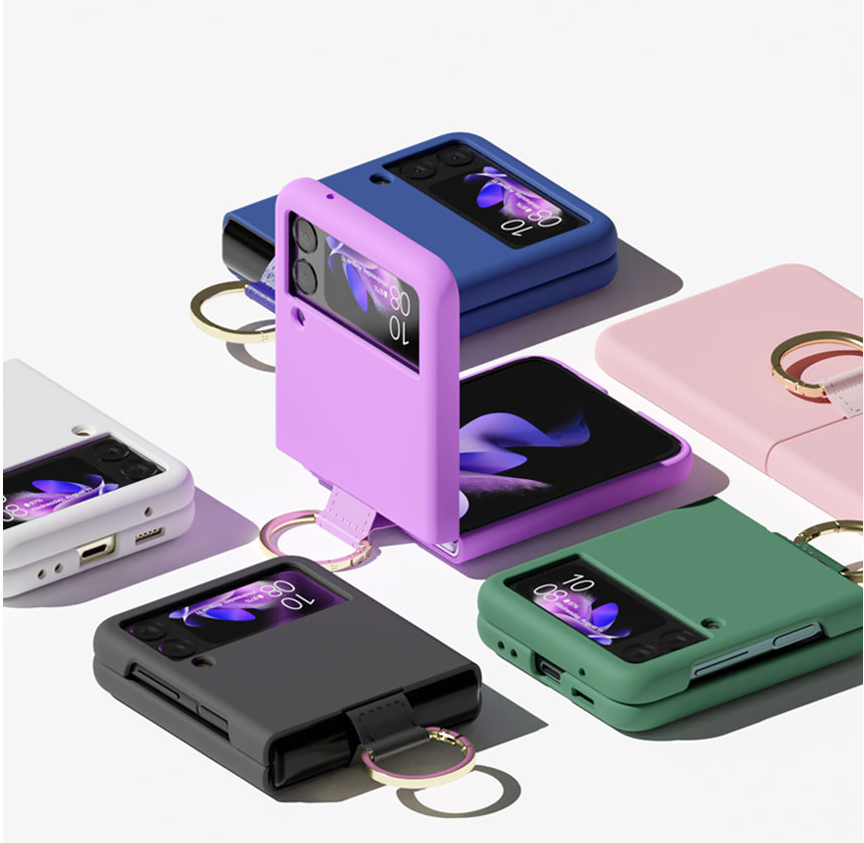 갤럭시 Z플립3 케이스 제트플립3 링 고리 러버 T