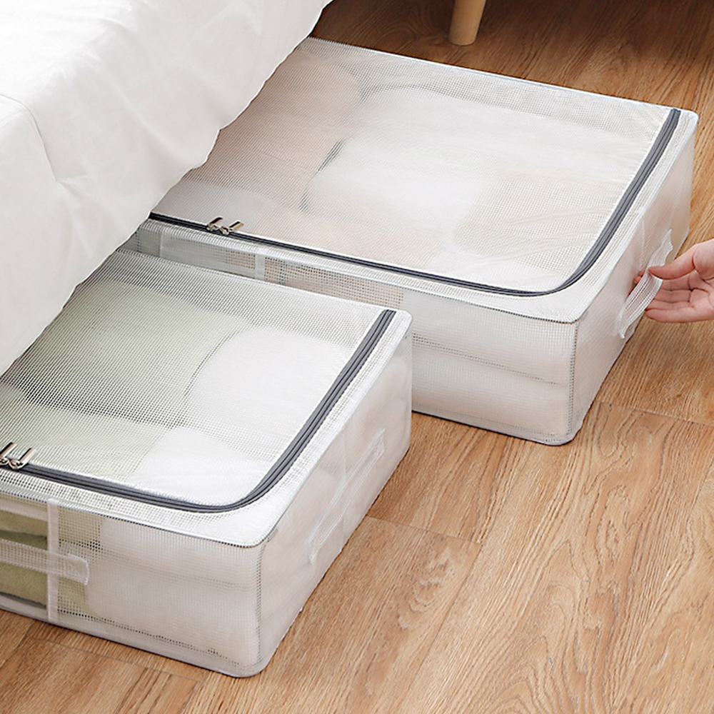 [단독] 침대밑수납 언더베드리빙박스 패브릭수납함 이불보관함 보관팩 이불정리함 30L