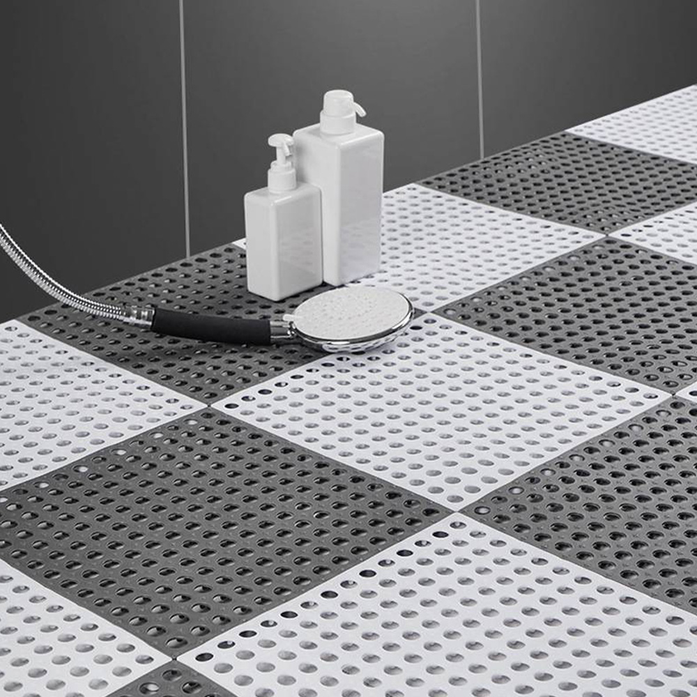 건식 바닥 발판 욕실 화장실 발매트 미끄럼방지 매트 패드 화이트