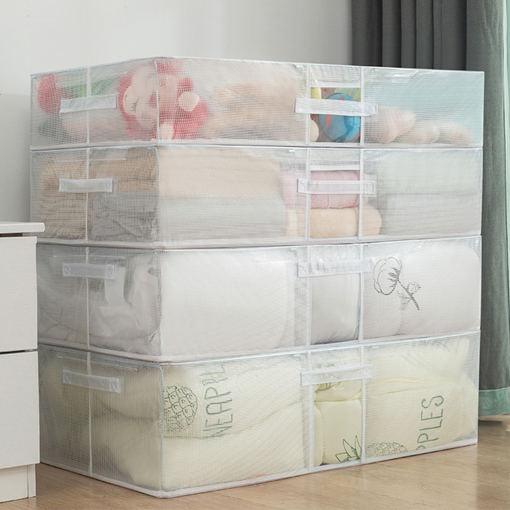 [단독] 침대밑수납 언더베드리빙박스 패브릭수납함 이불보관함 보관팩 이불정리함 30L