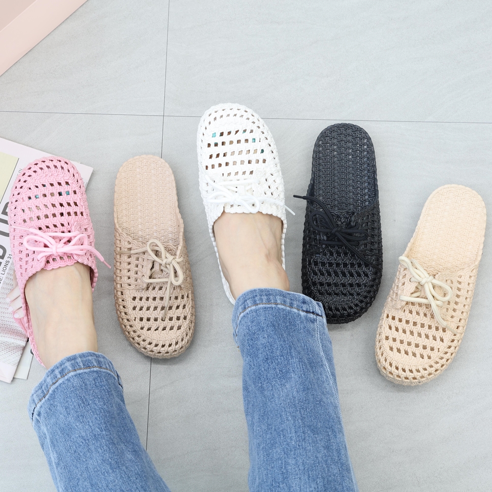 여성 여름슬리퍼 사무실 학교 발편한 통굽 슬리퍼 푹신한 젤리 슈즈