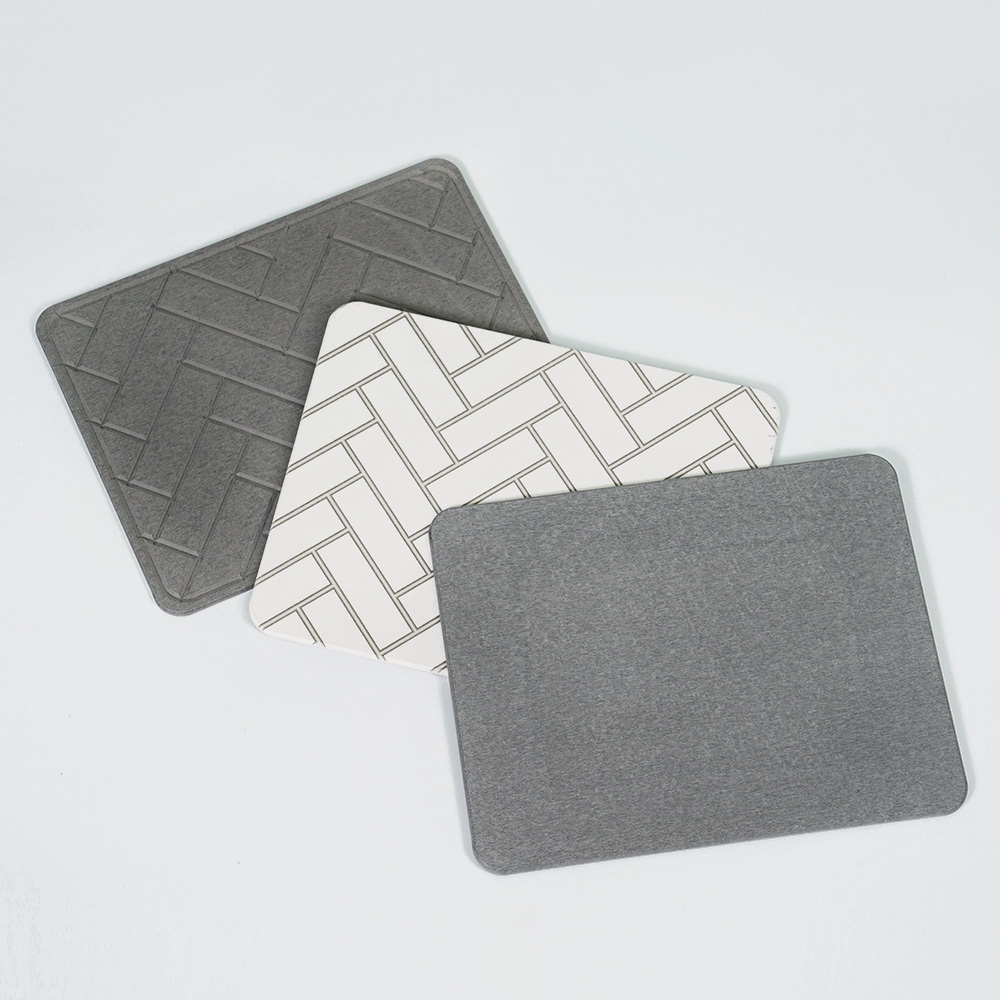 홈트너 단단한 규조토 욕실 주방 화장실 싱크대 미끄럼방지 중형 M 디자인 발매트