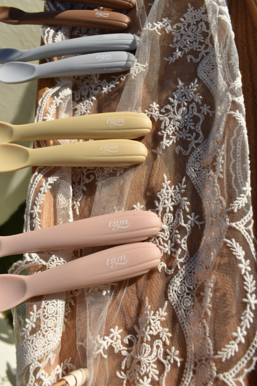 티지엠 조가비 이유식 스푼 초기1p+중기1p 자기주도 이유식 준비물 케이스 포함