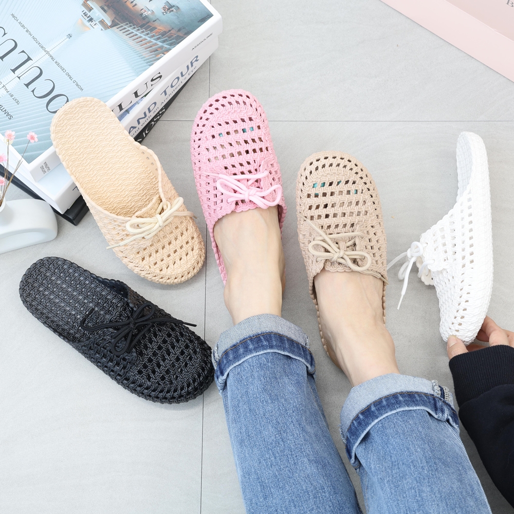 여성 여름슬리퍼 사무실 학교 발편한 통굽 슬리퍼 푹신한 젤리 슈즈