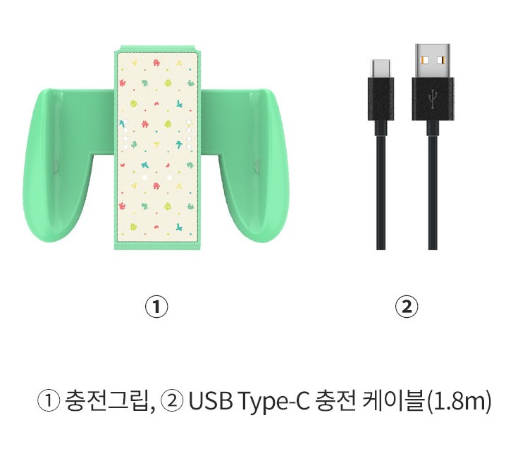 닌텐도스위치 조이콘충전기 OLED호환 동물의숲 에디션 - 상세 이미지 4