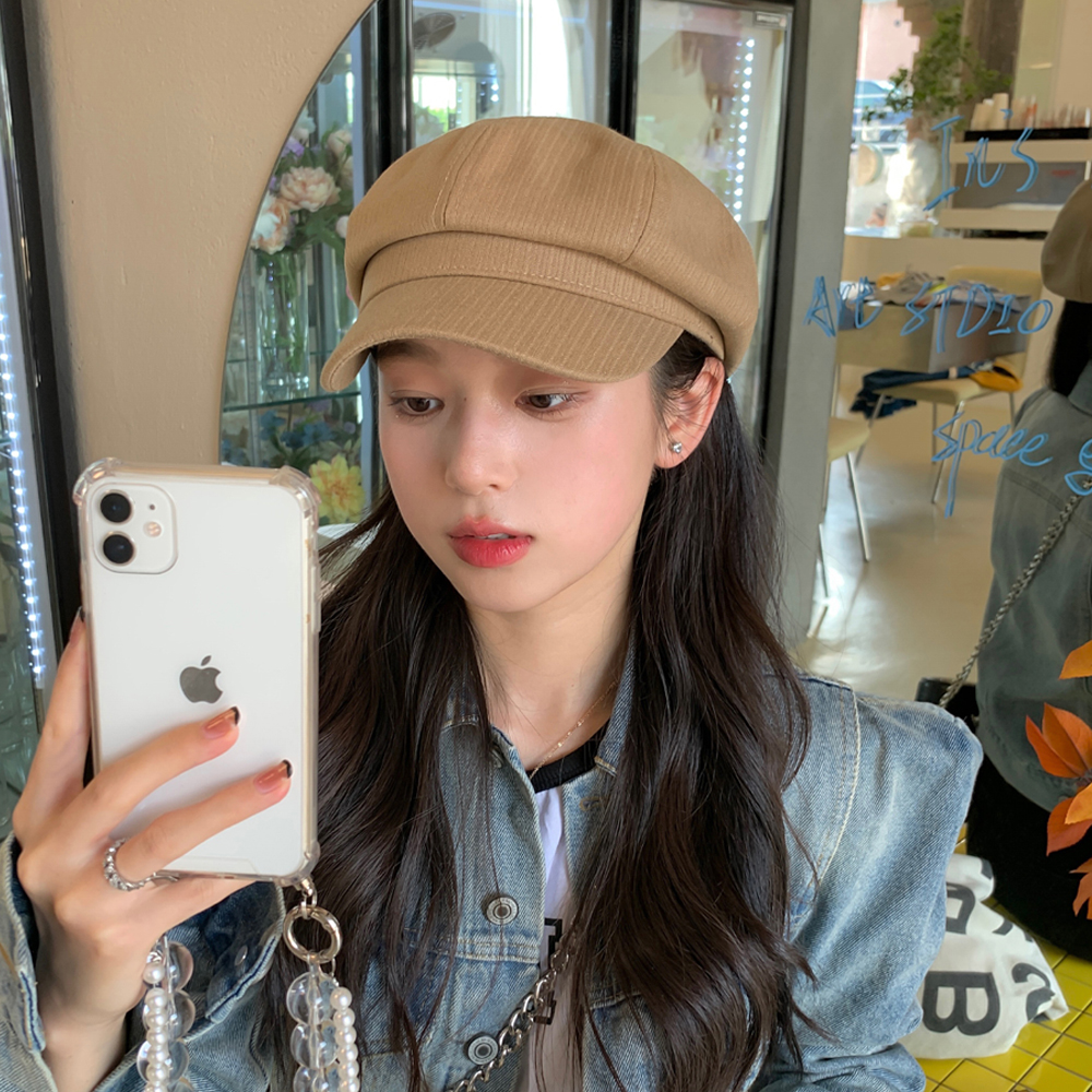 캐쥬얼 여성 빵모자 팔각모 뉴스보이 헌팅캡 모자 이미지 6