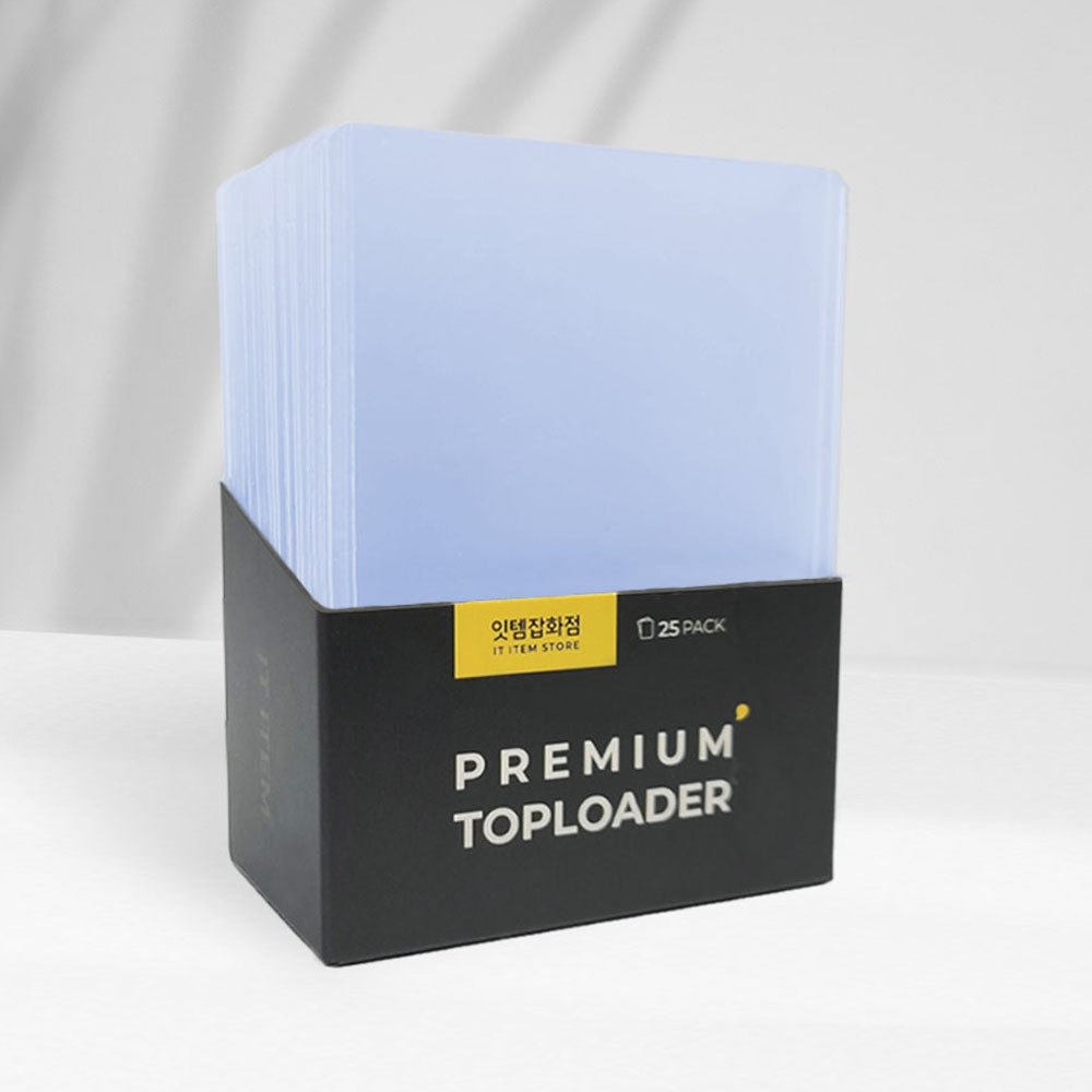 잇템잡화점 탑로더 포카 카드 슬리브 투명 25매 이미지 2