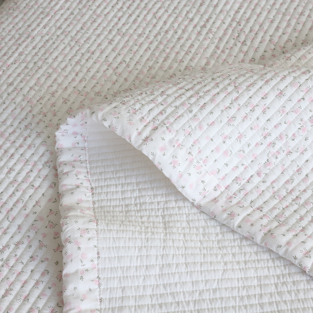 이불패드 송화침장 아사 순면패드 로라 줄누비 퀸 킹 침대패드