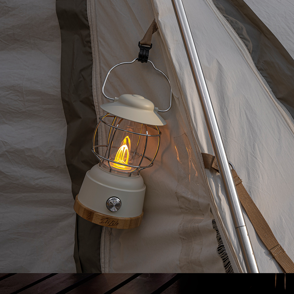 빈티지 감성 캠핑 랜턴 충전식 차박 LED 조명 램프