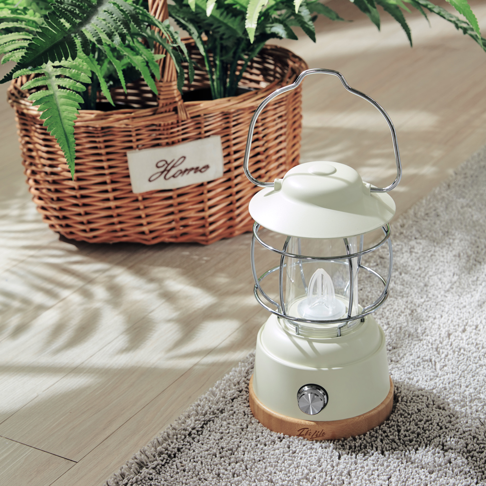 빈티지 감성 캠핑 랜턴 충전식 차박 LED 조명 램프