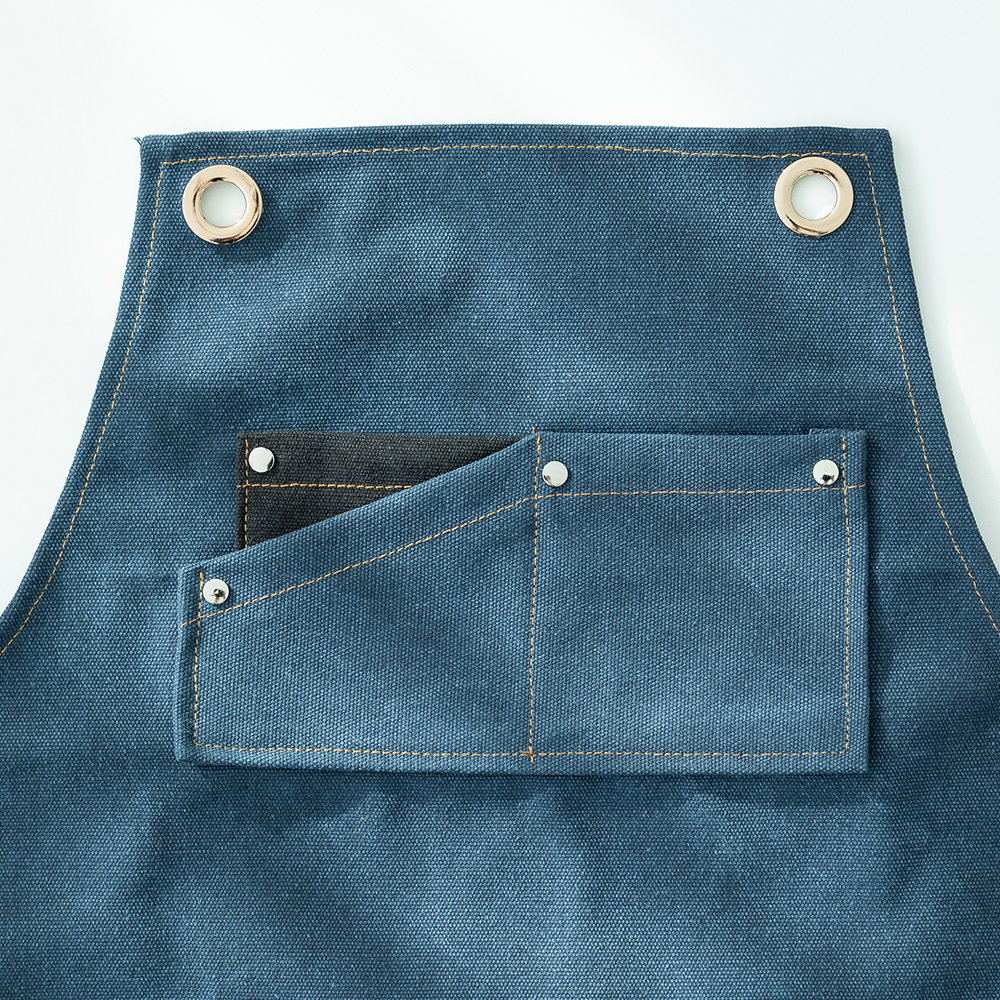 할메이드 바리스타 데님 카페 공장 공방 화방 방수 앞치마