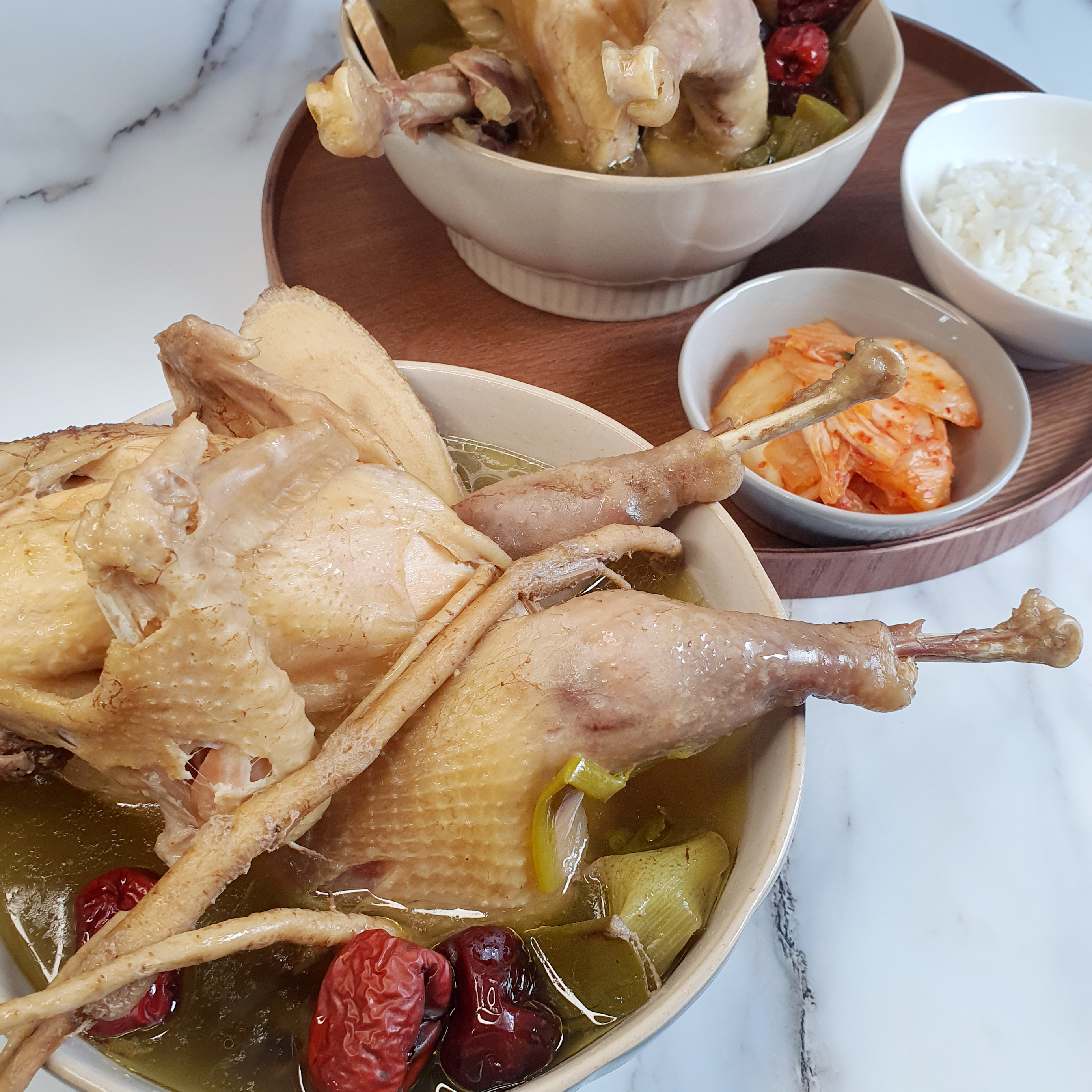 아침소리 제주 재래닭 삼계탕 닭 백숙 2마리(냉동) 1.6kg 이상 - 상세 이미지 5