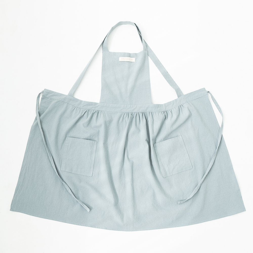 할메이드 원피스형 주방 린넨 네일샵 까페 어린이집 프릴 앞치마