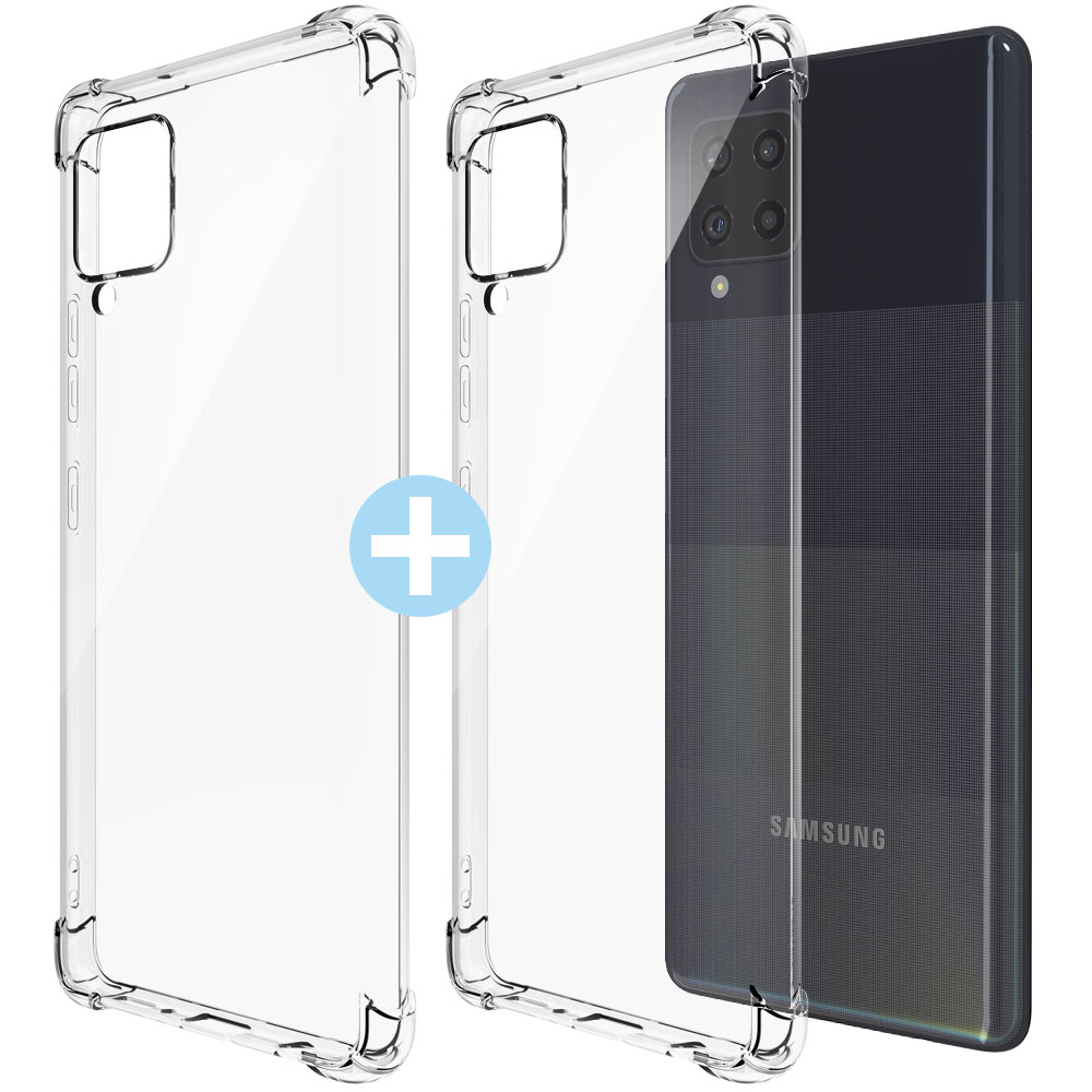 모란카노 1+1 갤럭시 A42 5G 카이트 투명 휴대폰 케이스 - 메인 이미지