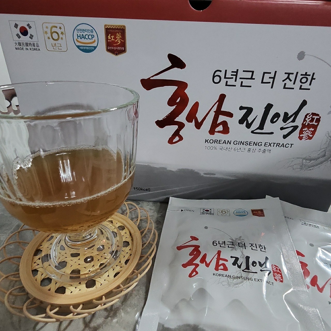 금산 6년근 더진한 홍삼진액 홍삼액기스 60포 이미지 2