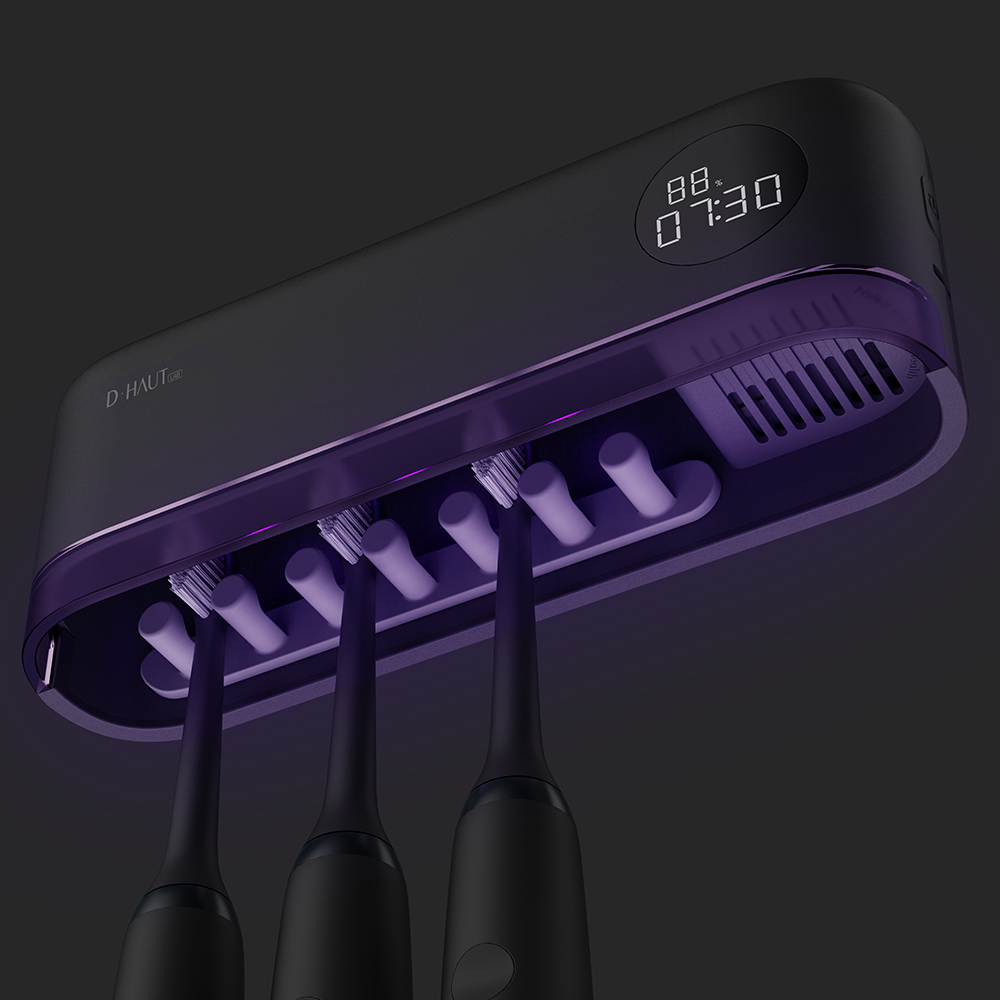 디하우트 UVC 가정용 무선 칫솔살균기 소독기 건조기 면도기 살균기