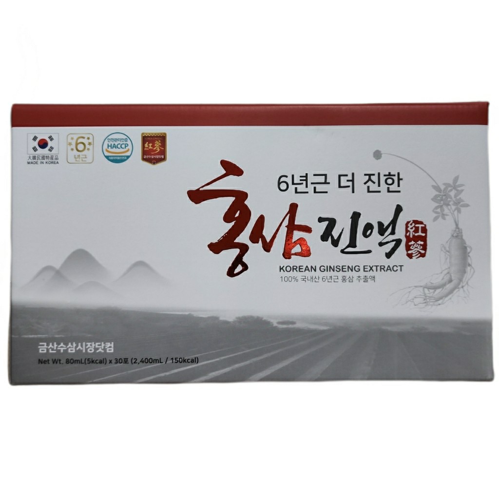 금산 6년근 더진한 홍삼진액 홍삼액기스 60포 이미지 3