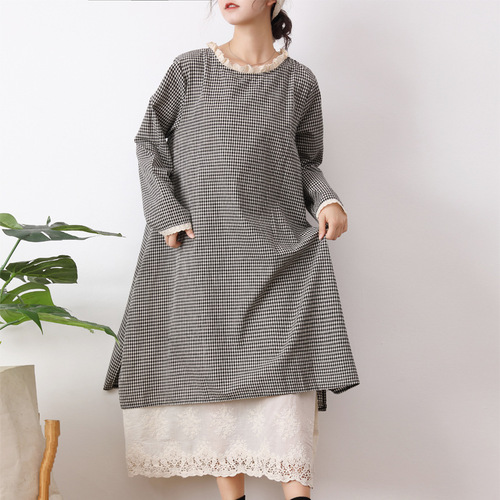 봄 가을 레이어드원피스 루즈핏