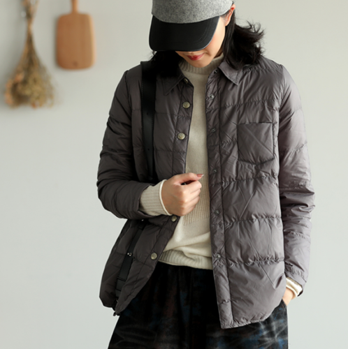겨울 덕다운 경량 패딩점퍼 40 50대여성의류 미시옷 엄마옷