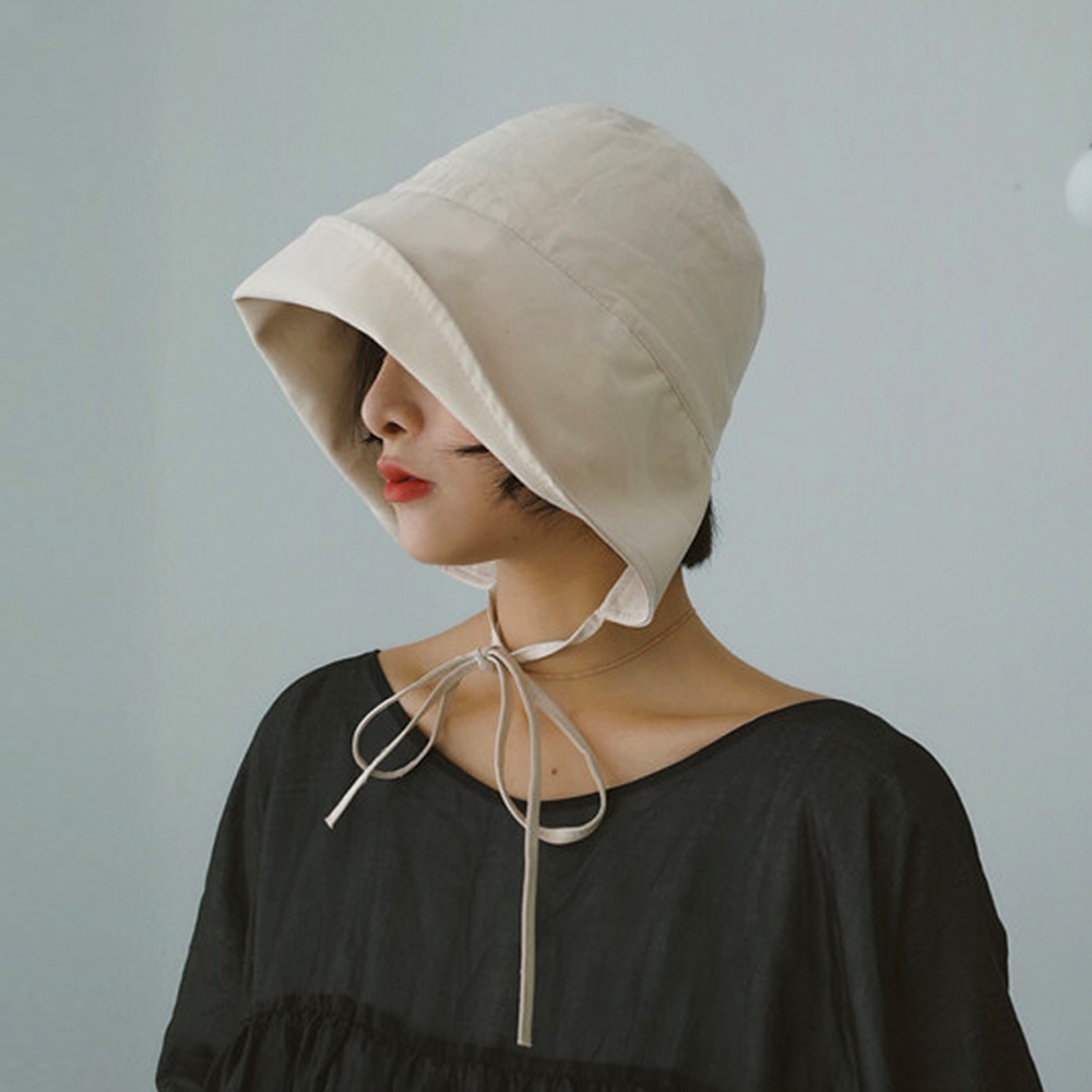 여성 보넷모자 린넨 보닛햇 여름 벙거지모자 버킷햇