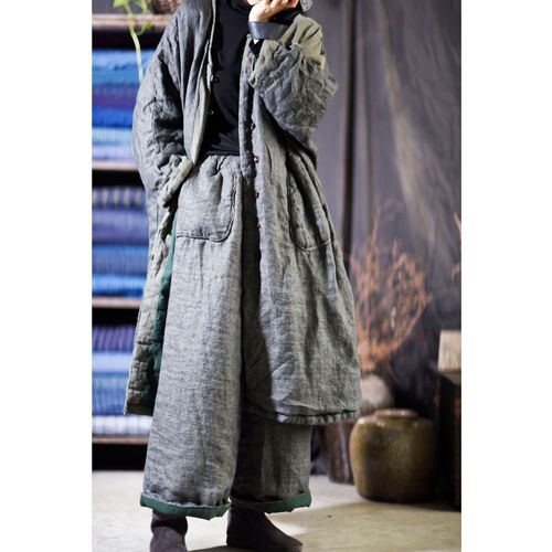 도톰한 여성누빔바지 겨울누빔팬츠 누비옷 미시옷 엄마옷 - 상세 이미지 3
