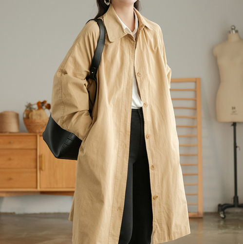 가을야상 사파리 트렌치자켓 롱자켓