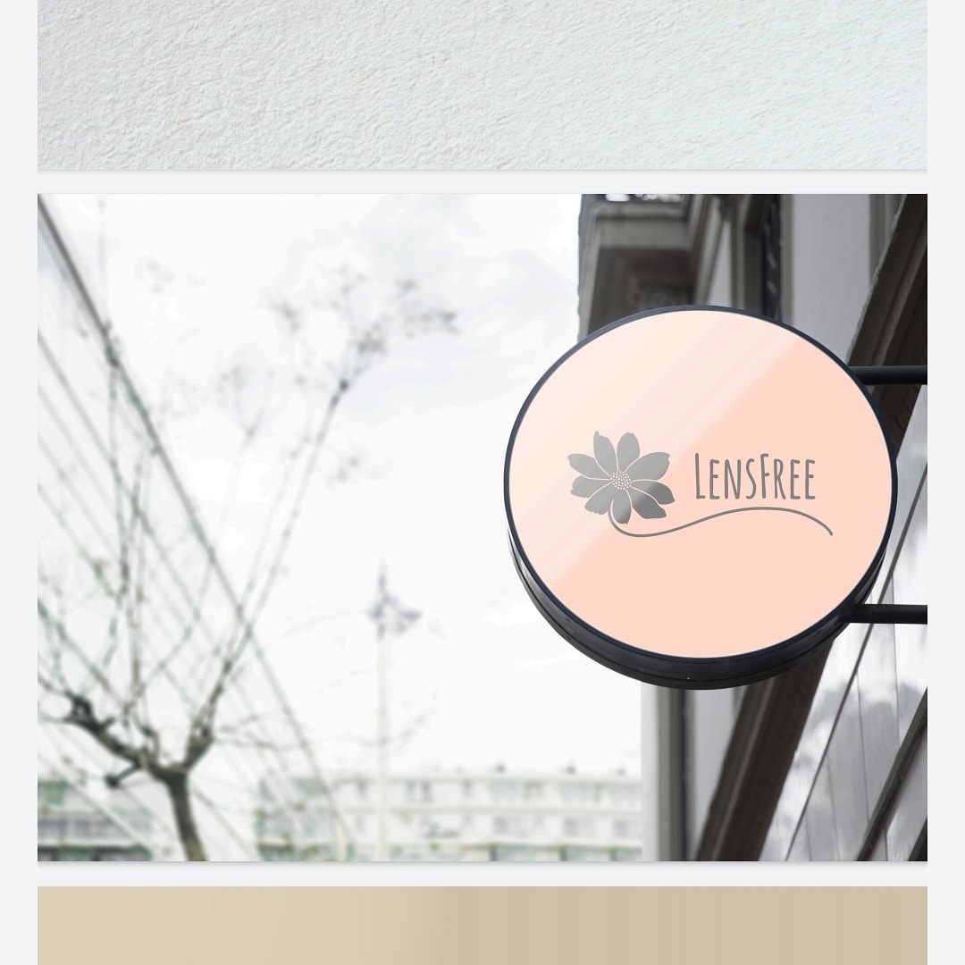 렌즈프리 스토어 로고