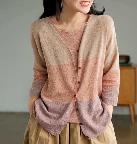 린넨여름가디건 나시티