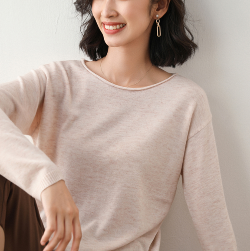 봄니트티 긴팔 라운드넥 - 상세 이미지 3