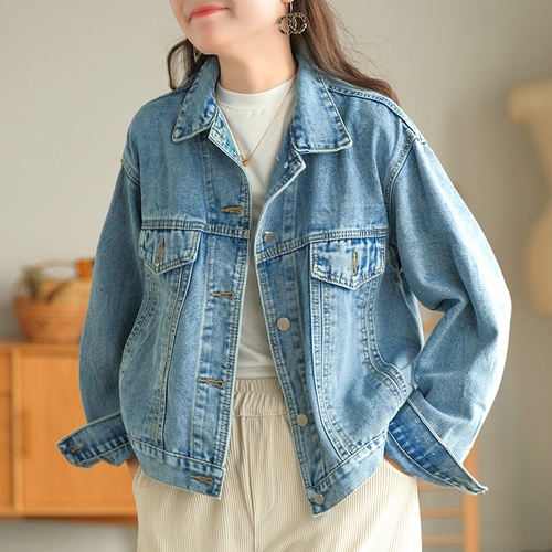 하마마스 가을 데님숏자켓 40 50대여성의류 미시옷 엄마옷