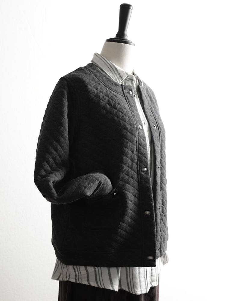 하마마스 퀼팅 숏 자켓