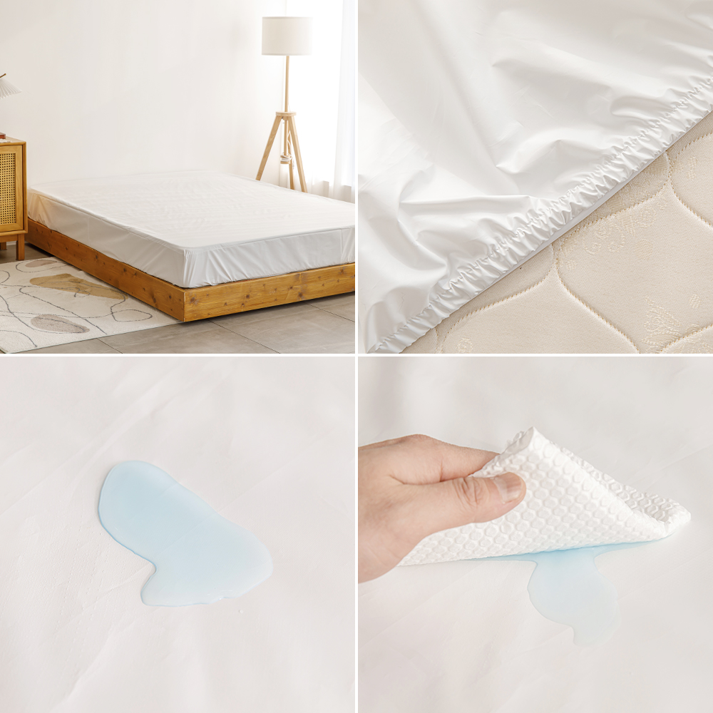 메리투투 전면 방수 침대 매트리스 커버 SS_110x200x38(cm)