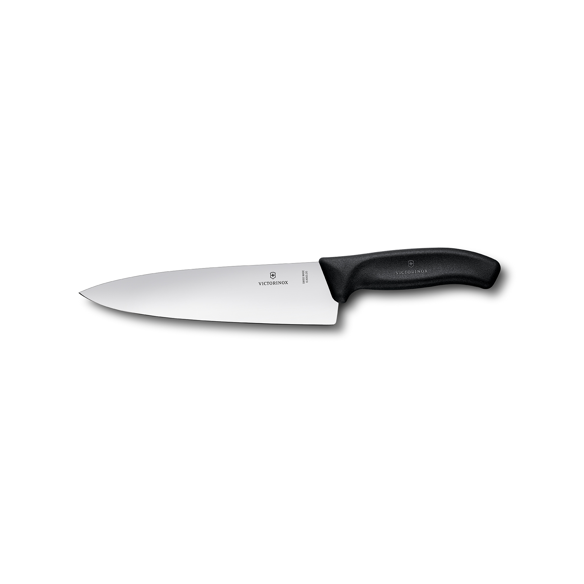 빅토리녹스 스위스 클래식 커트러리 식도 엑스트라 와이드 카빙 나이프 - 20cm 블랙 6.8063.20G - 상품 이미지