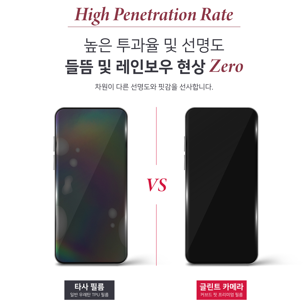 갤럭시S22울트라 풀커버 자가복원 액정보호필름 2매 - 상세 이미지 3