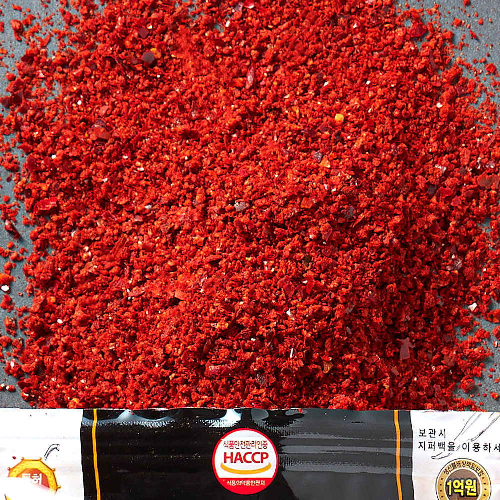 25년 국산 태양초 햇 고춧가루 김장 보통맛 김치용 1kg 고추가루