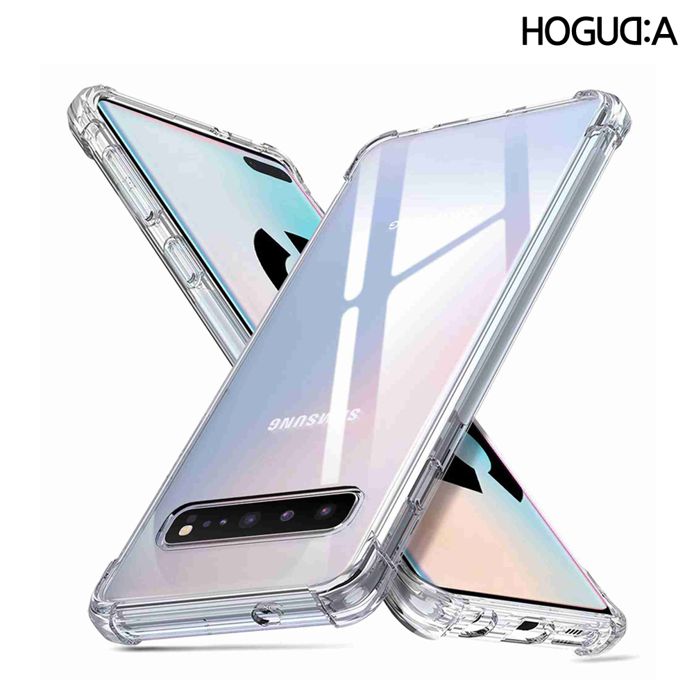 1+1 방탄 범퍼 젤리케이스 투명, 갤럭시S10 5G (G977) - 상품 이미지