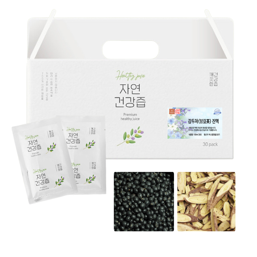 감두차 감두탕 검은콩 감초 건강즙 진액 100ml 30개입 제품 이미지