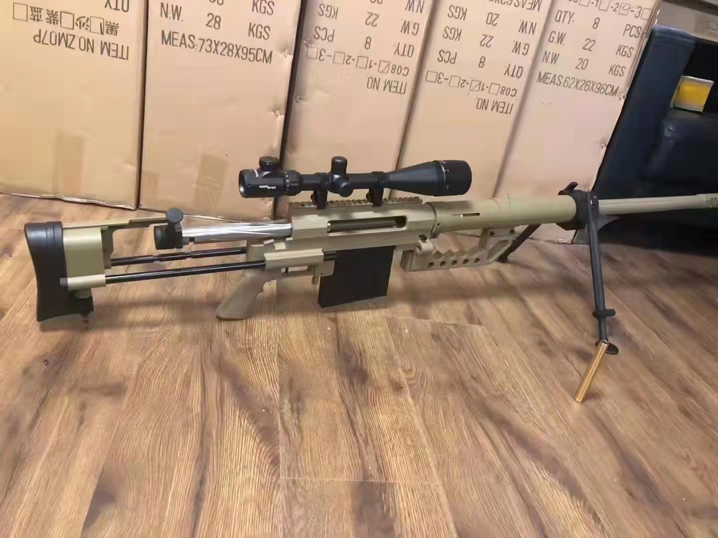 jieying M200 CheyTac 체이탁 볼트액션 탄피배출 저격총 나일론 메탈 소재 - 상세 이미지 2