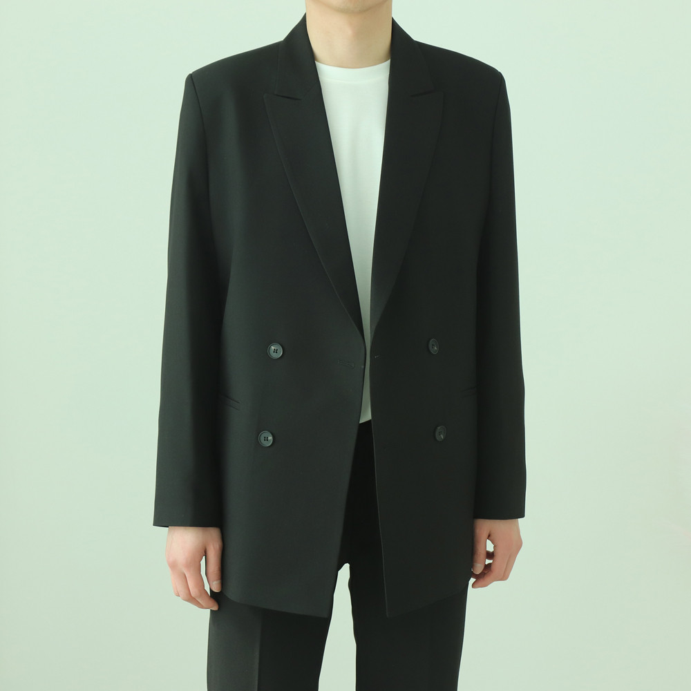 남자블레이저 남자오버핏블레이저 빅사이즈 정장자켓 - 상품 이미지