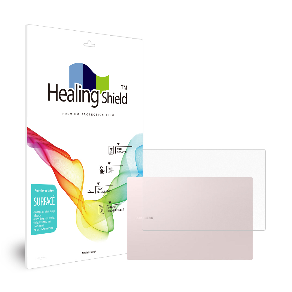 삼성 갤럭시북 프로 13인치 NT930XDBY 무광 외부보호필름 상판2매 - 상품 이미지